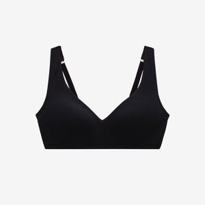 ThirdLove Organic Cloud Cotton Wireless Bra Size MD+black / MD+